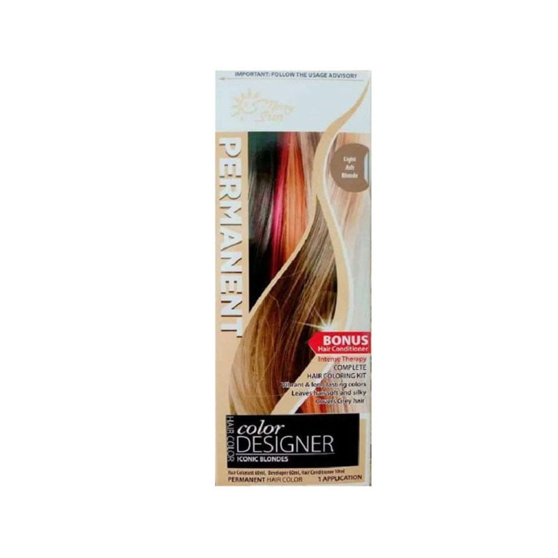 Merry Sun Permanent Hair Coloring Kit Light Ash Blonde By Merrysun  Corporation - DUBAI COSMETICS
