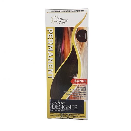Merry Sun Permanent Hair Coloring Kit Brown By Merrysun Corporation