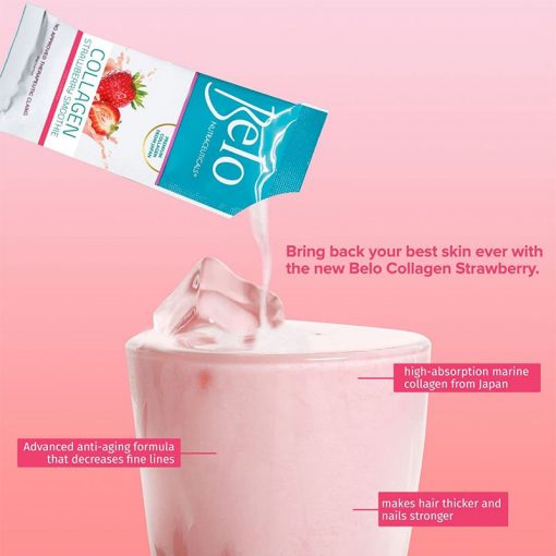 Belo Collagen Strawberry Smoothie