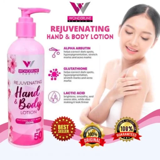 Wonderline Rejuvenating Hand & Body Lotion Whitening & Anti-Aging