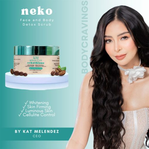 Nekothione Face and Body Detox Scrub with Coffee Granules 250g