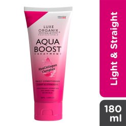 Luxe Organix Hair Professionals Aqua Boost Treatment HyaCollagen Complex Light & Straight Daily Conditioner 180ml