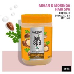 Hair Treats Hair Spa Argan with Moringa Helps Revitalize Hair 650g