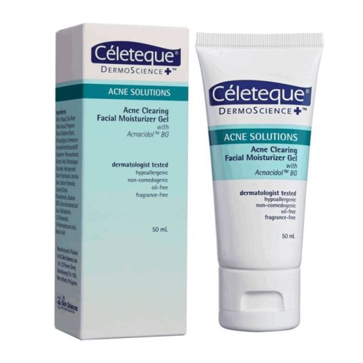 CELETEQUE DermoScience Acne Solutions Acne Clearing Facial Moisturizer Gel 50ml