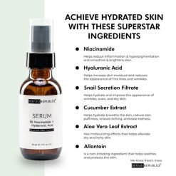 Dermorepubliq 5% Niacinamide + Hyaluronic Acid Sensitive Skin Formula Serum